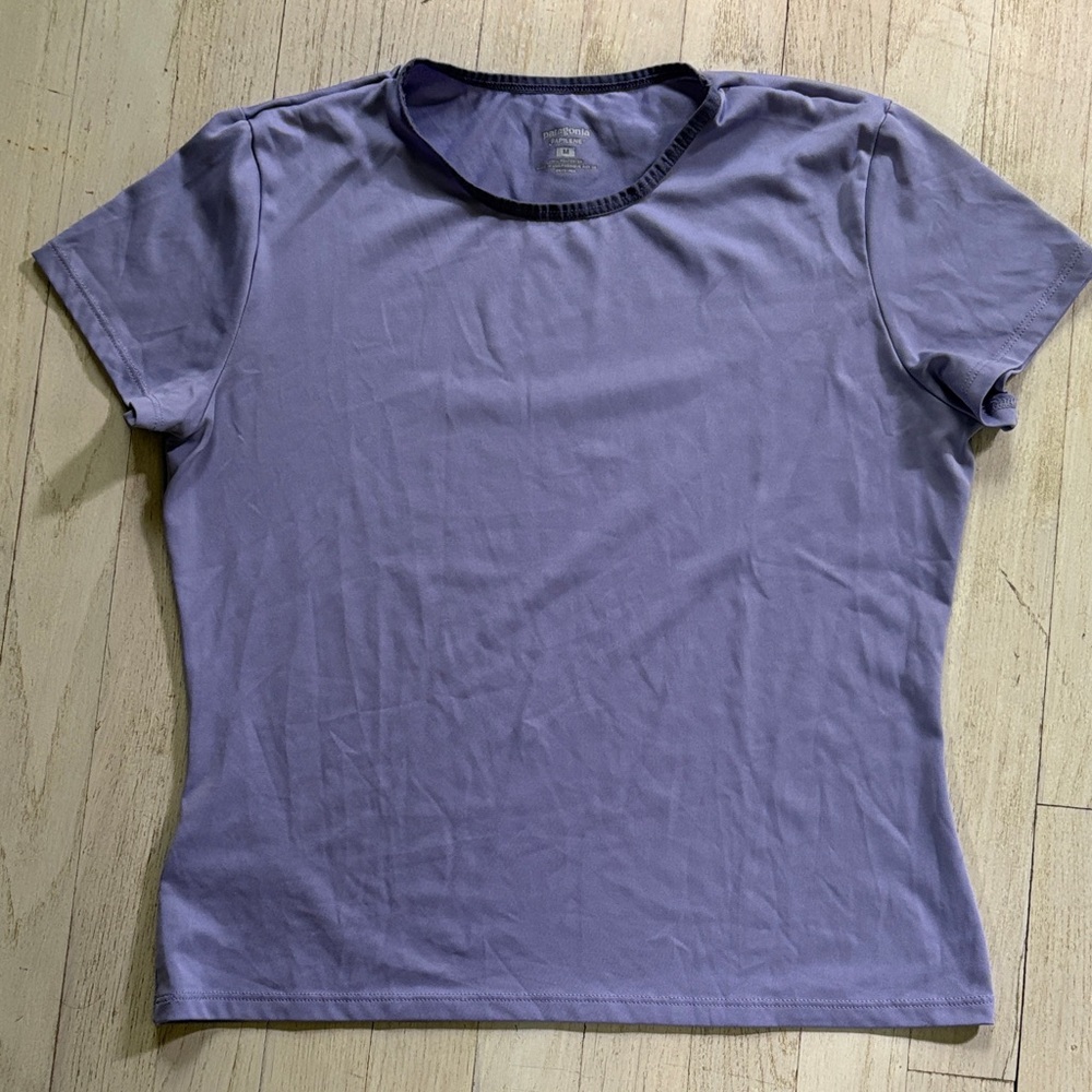 Patagonia Light Purple Short Sleeve Tee
